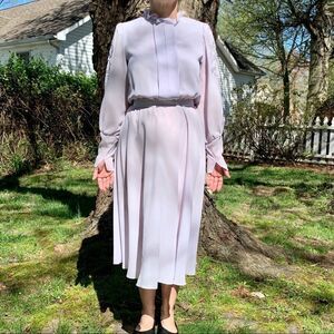 Vtg Ursula of Switzerland pale lavender dress